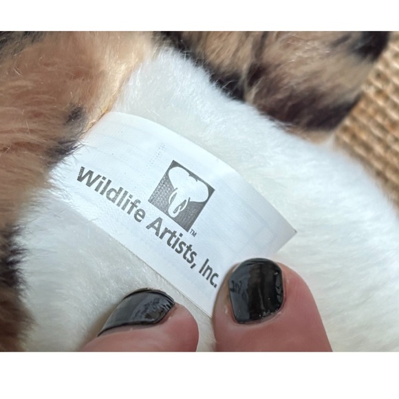 Vintage Wildlife Artists Plush Tiger Stuffed Animal Floppy Soft Toy Wild Cat - Picture 7 of 8